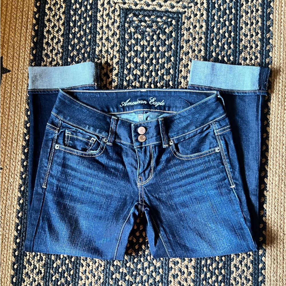 American Eagle Stretch Artist Crop 0 Regular
